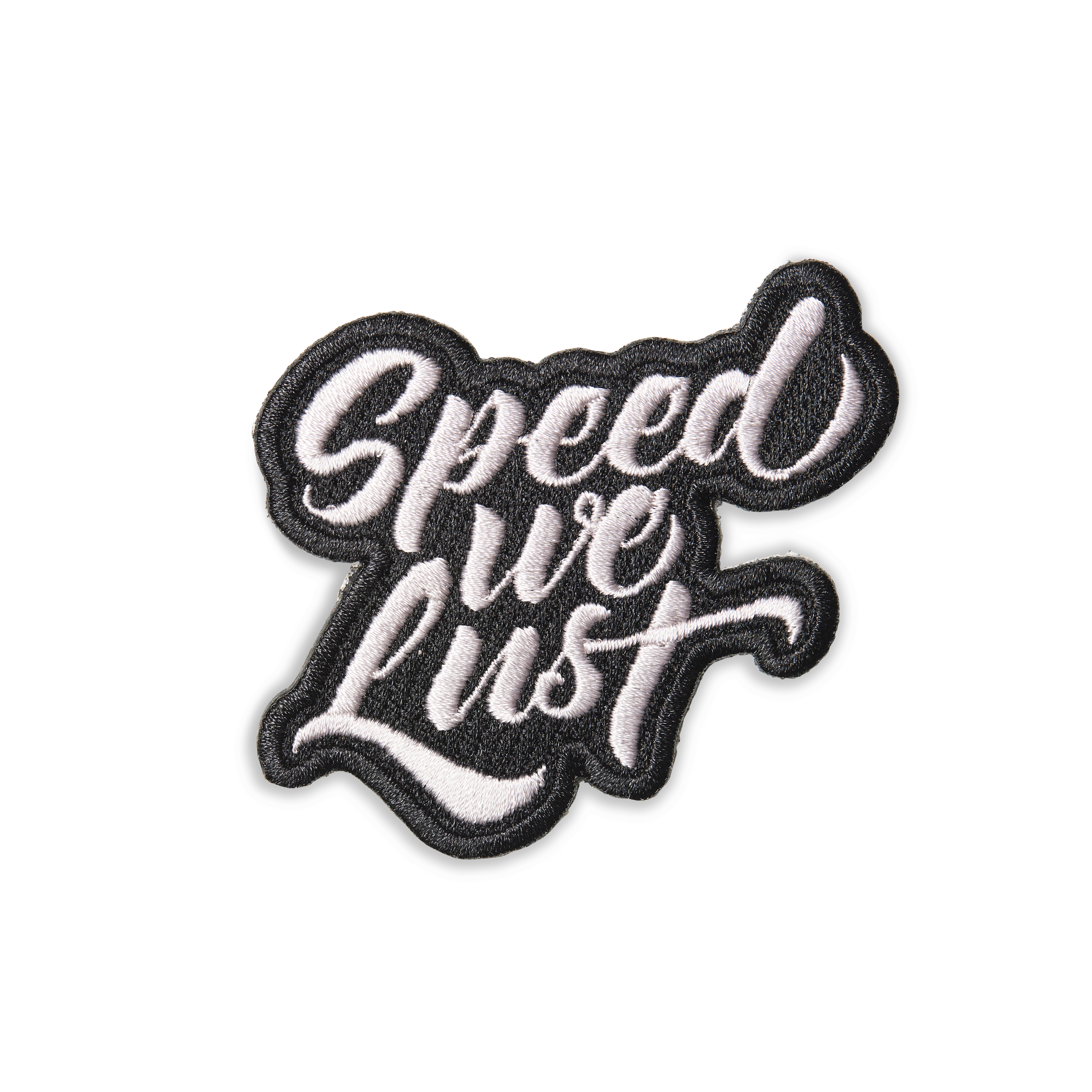 script iron-on patches