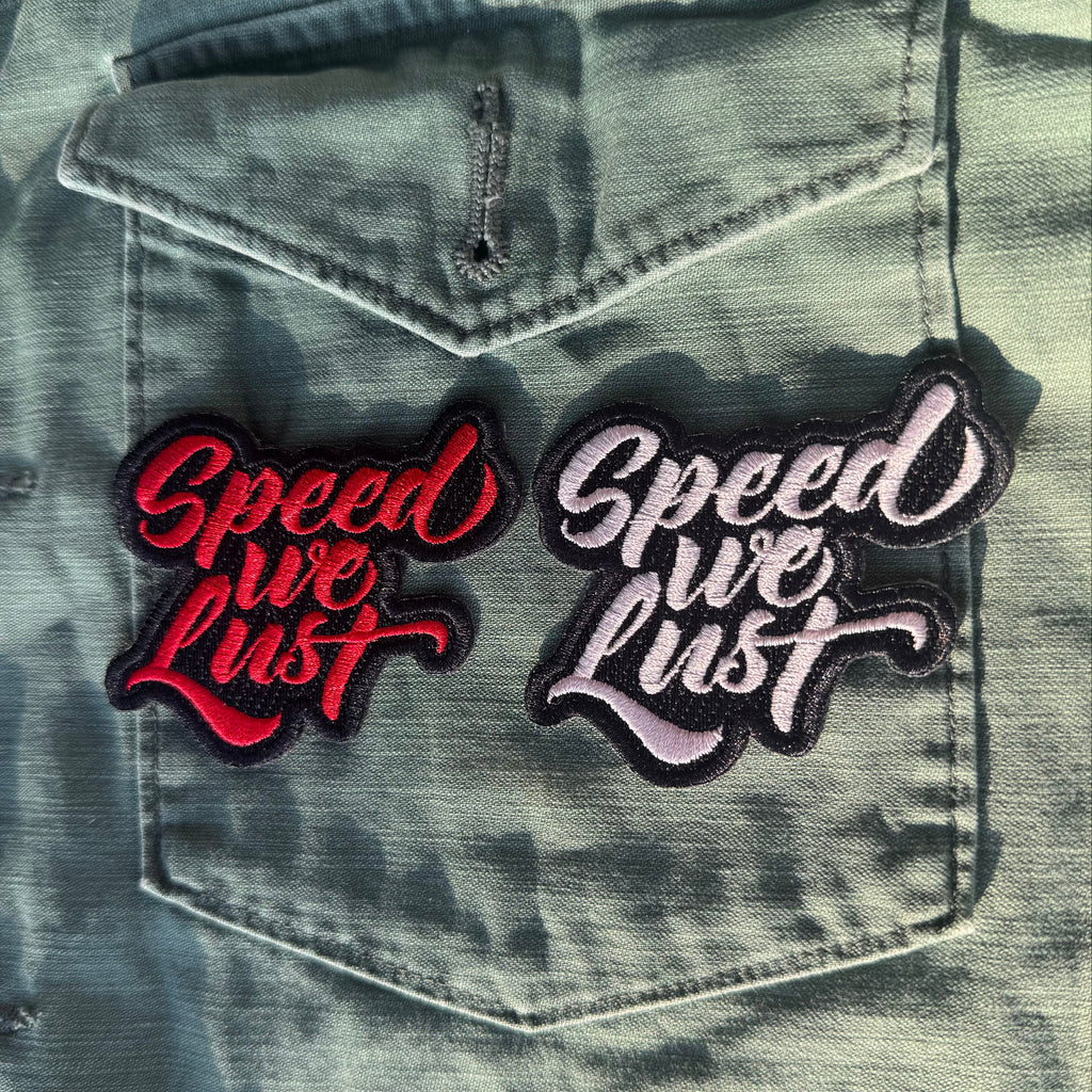 script iron-on patches