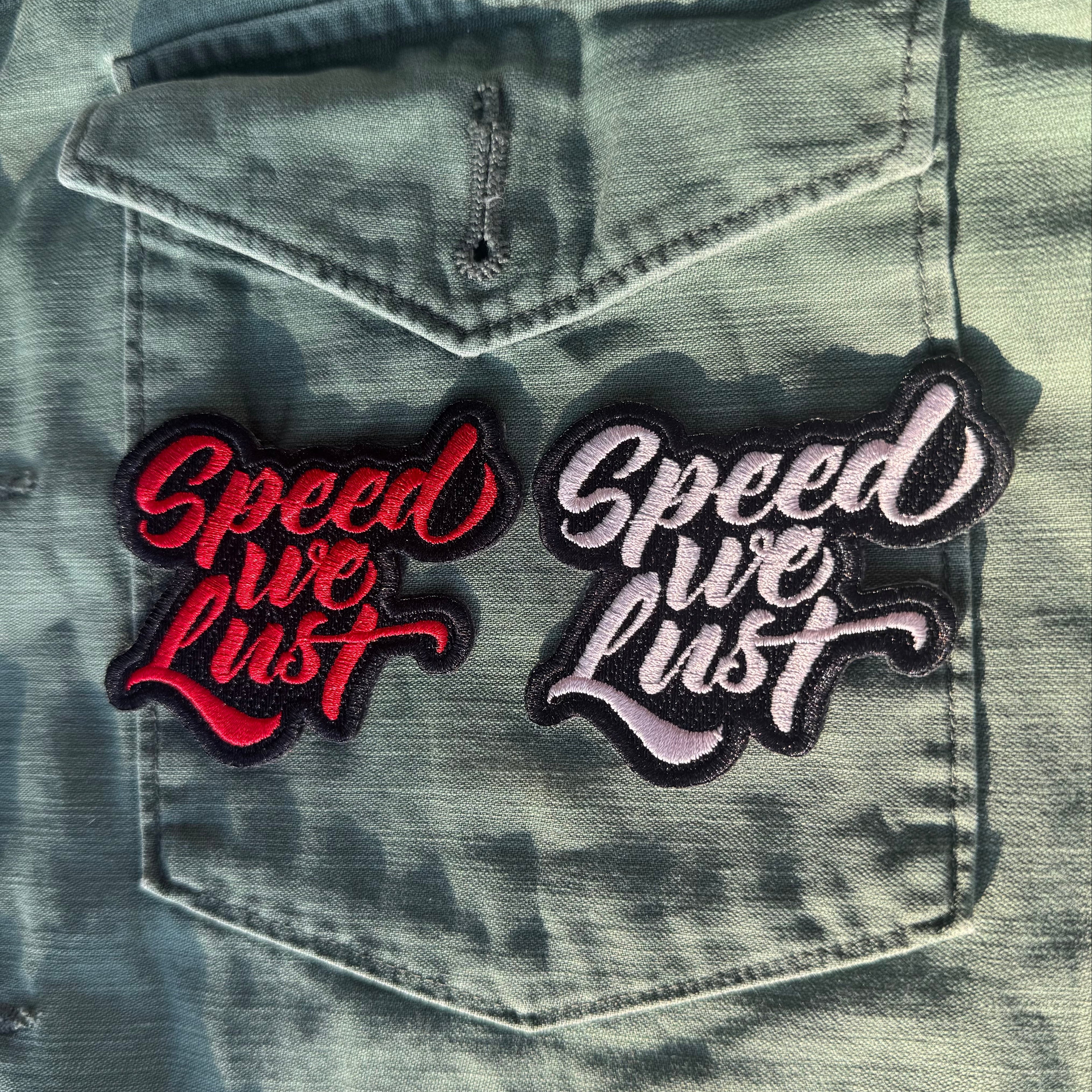 script iron-on patches